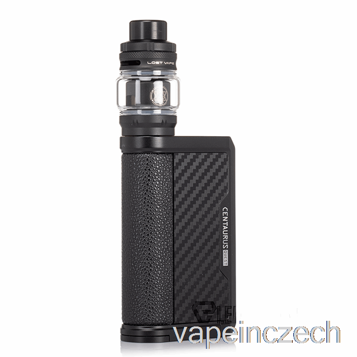 Ztracený Vape Centaurus Q200 Startovací Sada [tank Centaurus] černý Vape Z Uhlíkových Vláken Bez Nikotinu